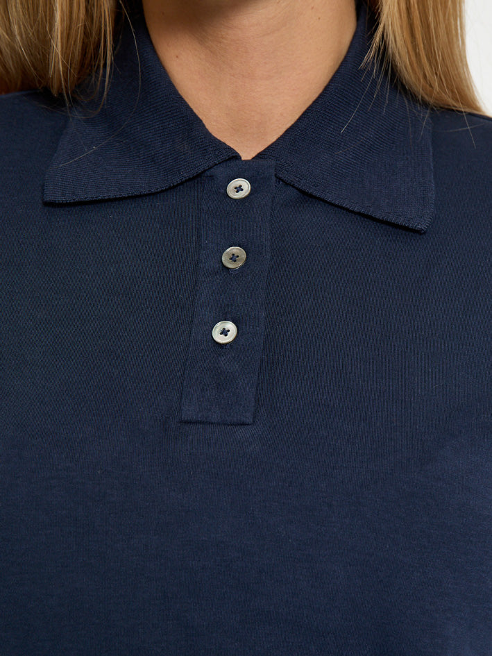 Peppercorn PCFiola GOTS Polo T-Shirt T-Shirt 5270 Black Iris