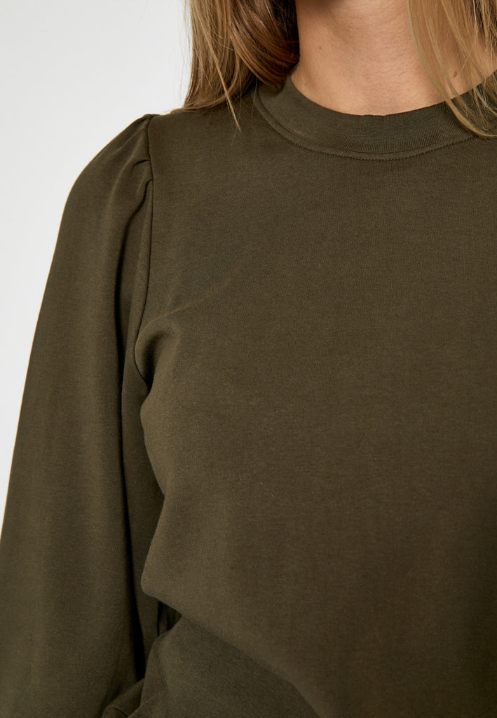 Peppercorn PCFiola GOTS Pufflsevee Blouse T-Shirt 3627 Grape Leaf