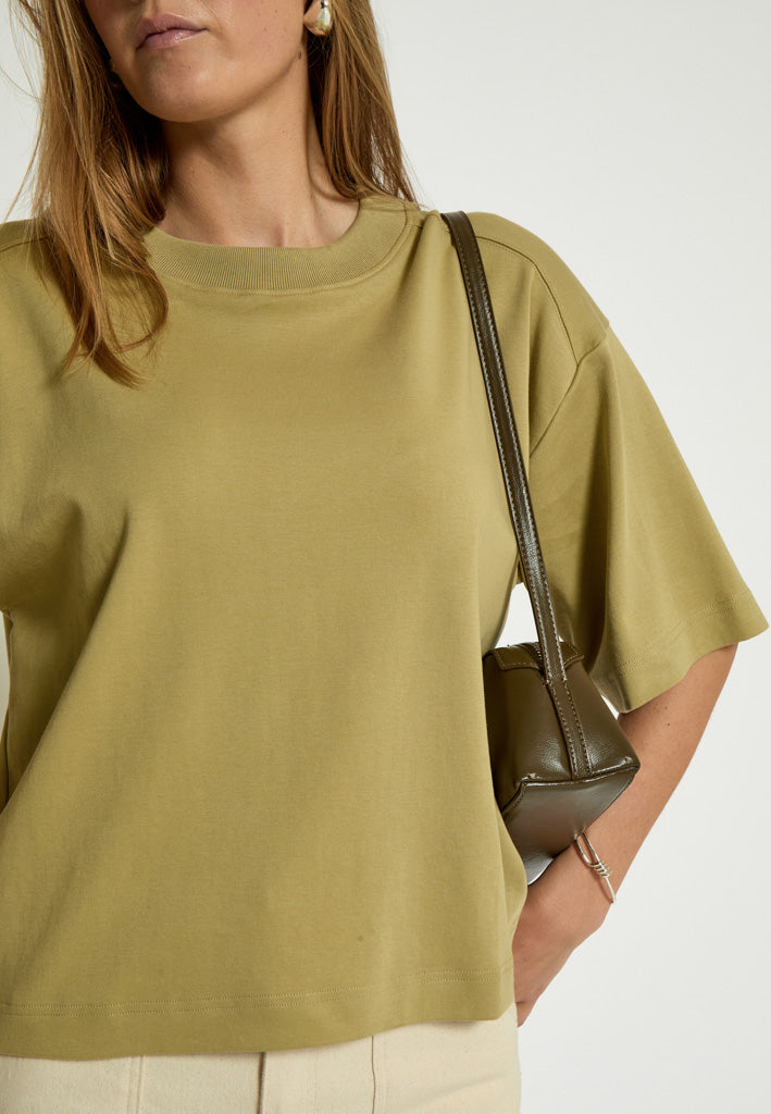 Peppercorn PCFiola GOTS T-shirt T-Shirt 0148 Gray Green