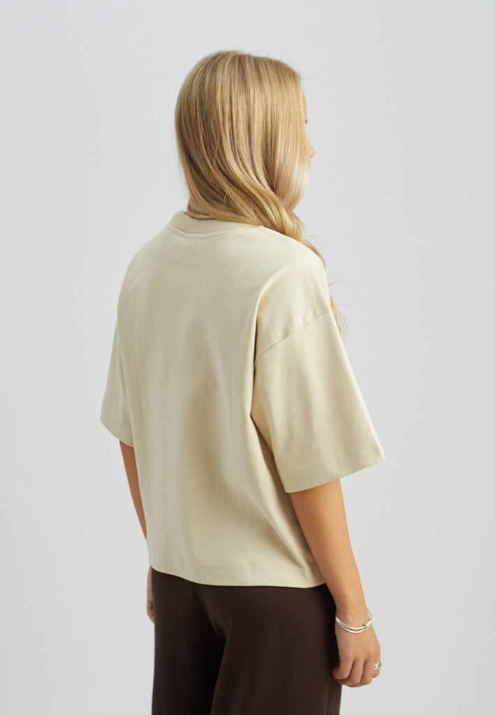 Peppercorn PCFiola GOTS T-shirt T-Shirt 0265 Sandshell