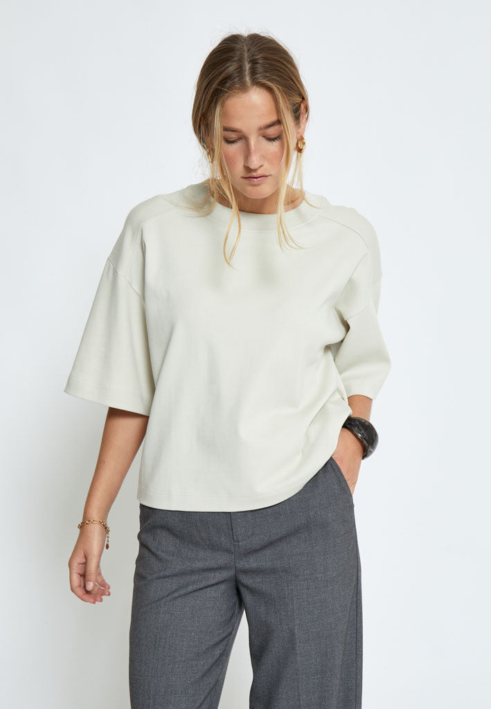 Peppercorn PCFiola GOTS T-shirt T-Shirt 2213 Silver Birch