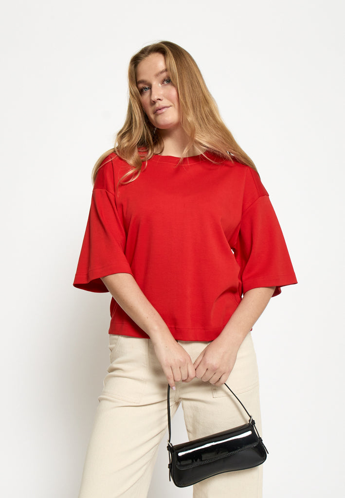 Peppercorn PCFiola GOTS T-shirt T-Shirt 4049 Aura Orange