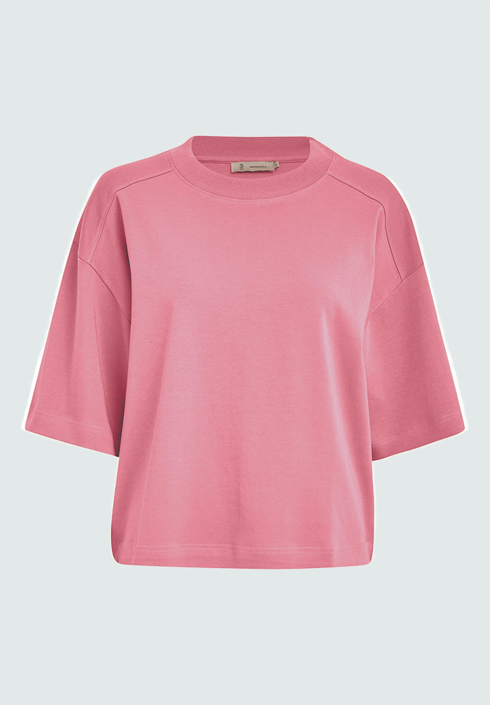 Peppercorn PCFiola GOTS T-shirt T-Shirt 4630 Moonlite Mauve Pink