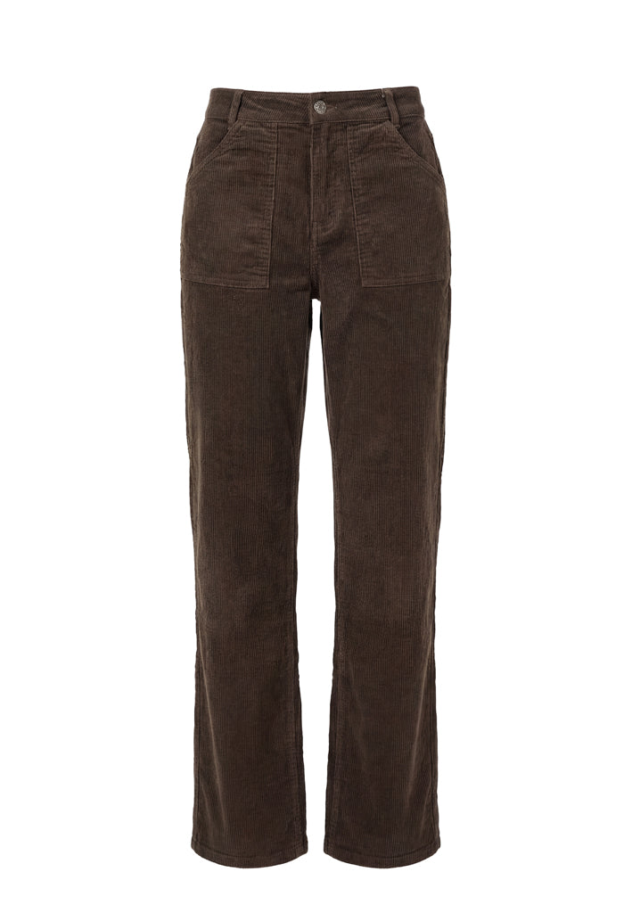 Peppercorn PCFione Corderoy Straight Jeans Jeans 3960 Java Brown