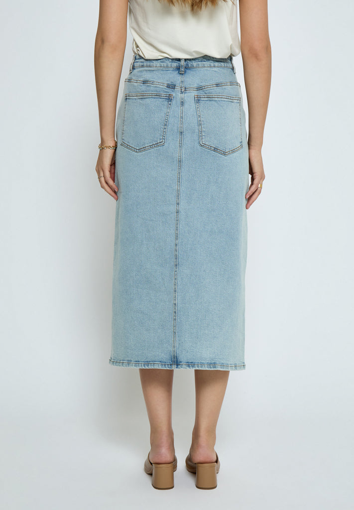 Peppercorn PCFione Skirt Skirt 9600 Light Blue Wash