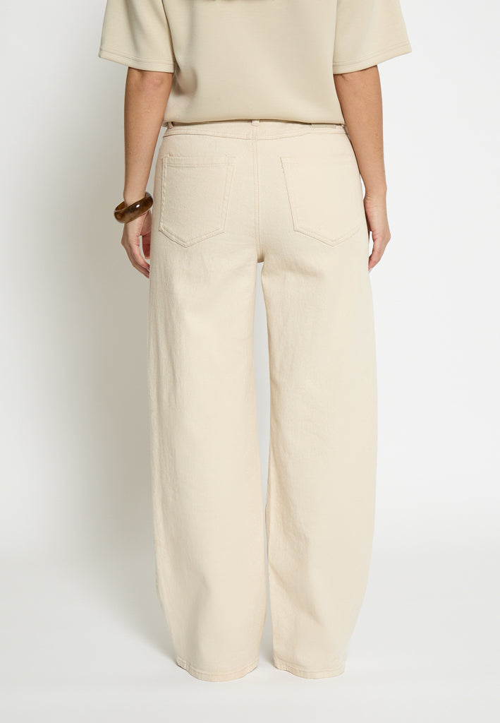 Peppercorn PCFione Straight Jeans Jeans 0023 Seedpearl Cream