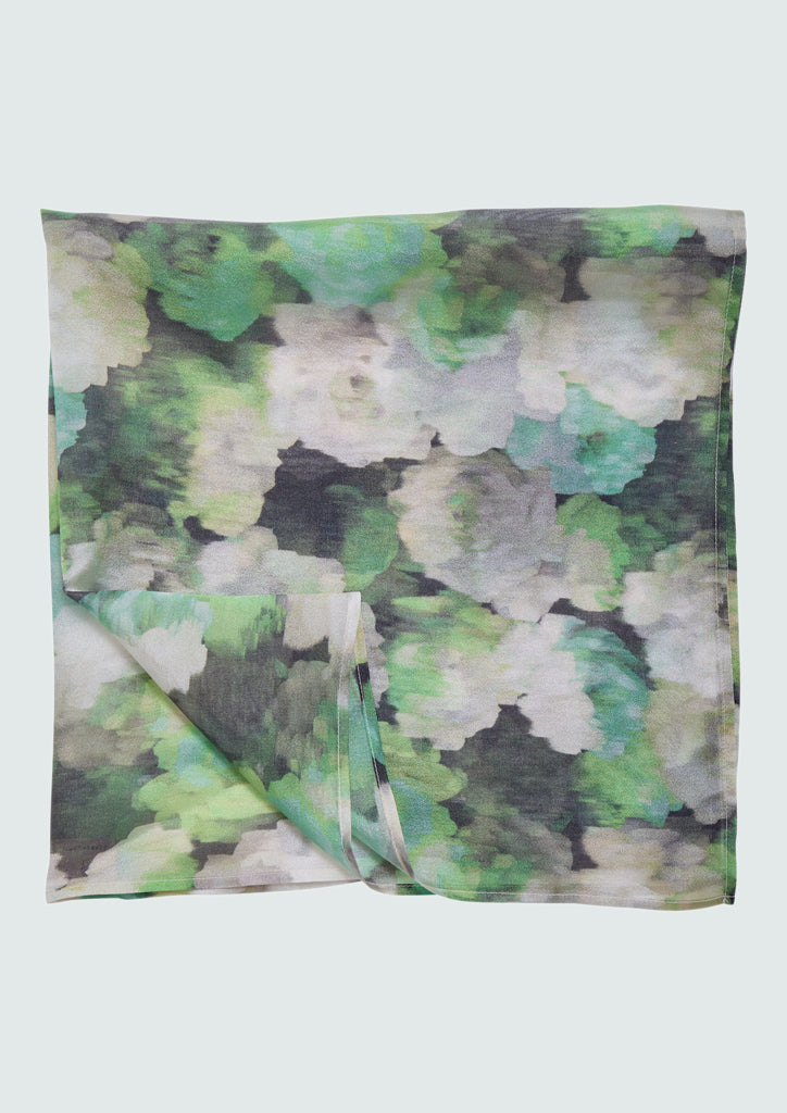 Peppercorn PCFleur Scarf Scarf 3790P Hedge Green Print