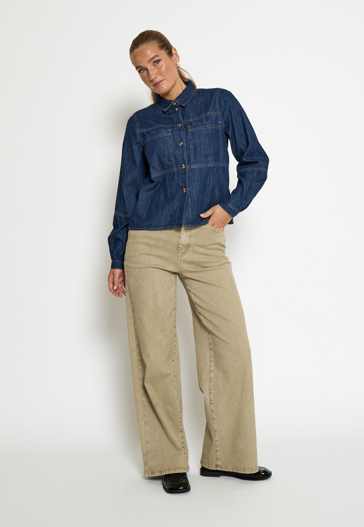 Peppercorn PCFlora Jeans Jeans 4224 Spray Green