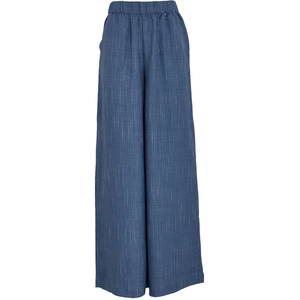 Peppercorn PCGaby Pinstripe Pant Pant 004 Mid-blue Denim