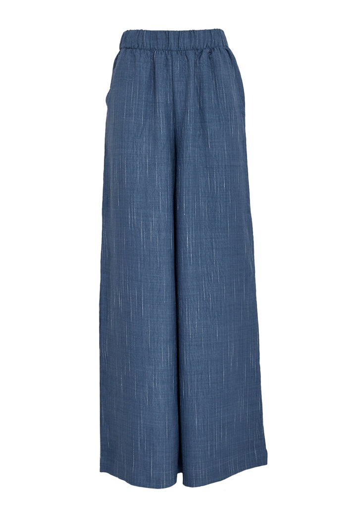 Peppercorn PCGaby Pinstripe Pant Pant 004 Mid-blue Denim