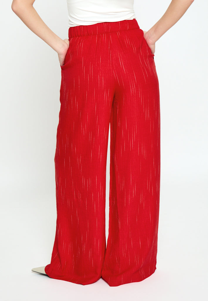 Peppercorn PCGaby Pinstripe Pant Pant 4049S Aura Orange Stripe