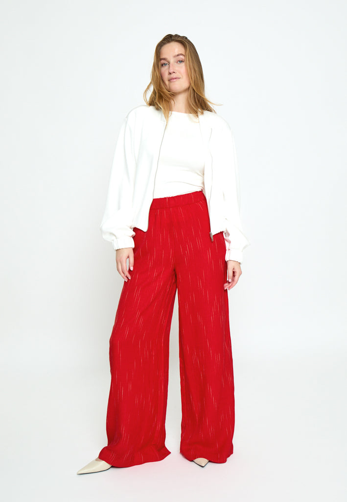 Peppercorn PCGaby Pinstripe Pant Pant 4049S Aura Orange Stripe