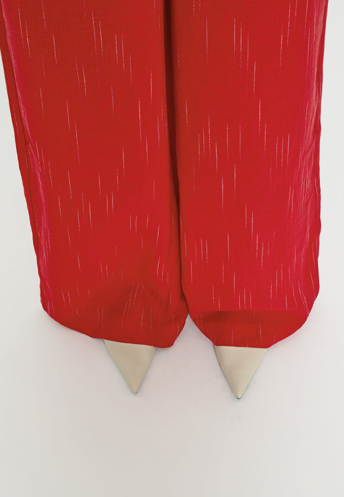 Peppercorn PCGaby Pinstripe Pant Pant 4049S Aura Orange Stripe