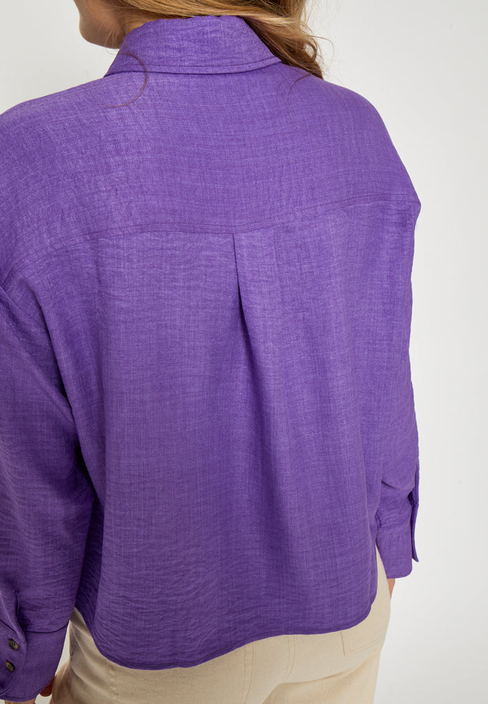 Peppercorn PCGaby Short Shirt Shirt 7605M Dewberry Lilac M