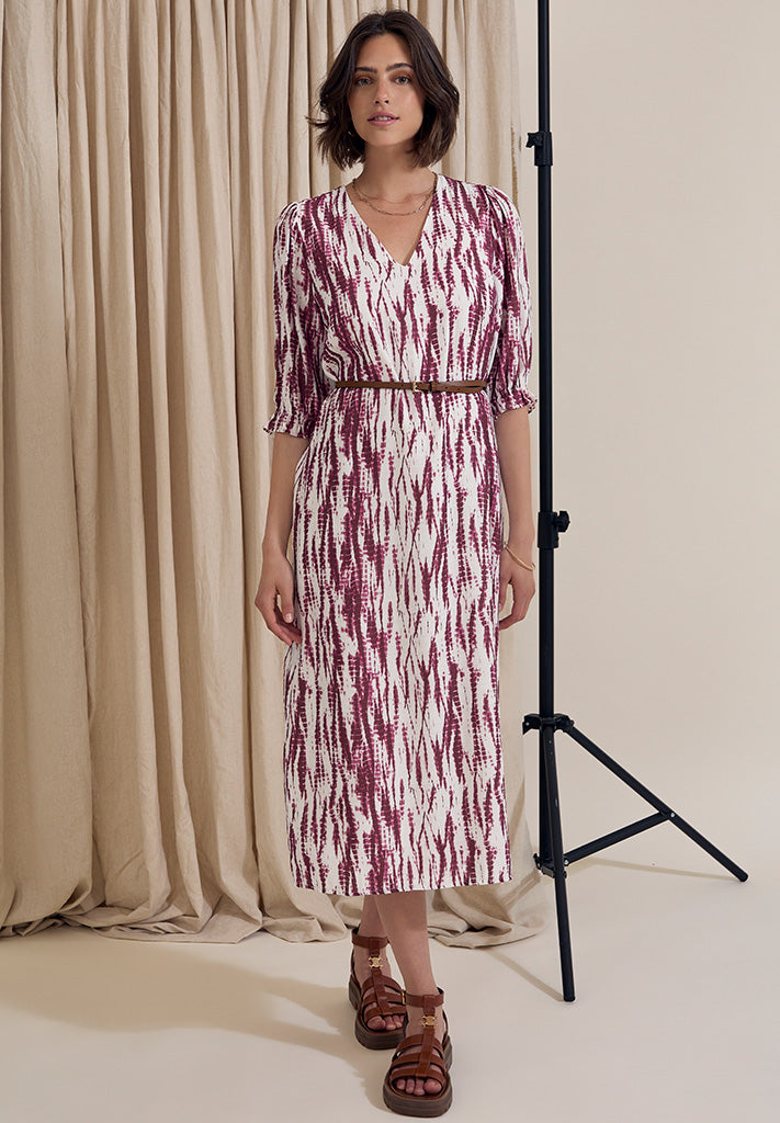 Peppercorn PCGigi Midi Dress Dress 4238P LILAS PRINT