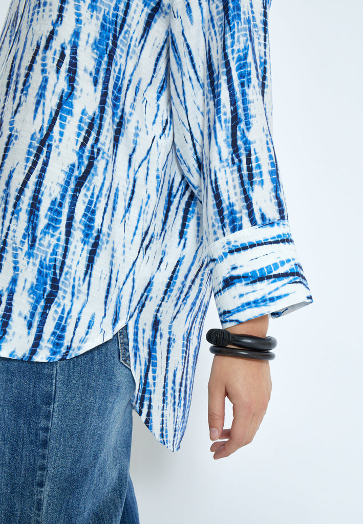 Peppercorn PCGigi Shirt Shirt 5007P Palace Blue Print