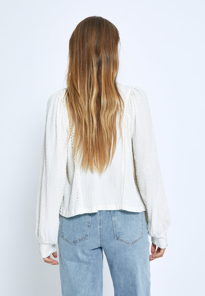 Peppercorn PCGillian Blouse Blouse 0202 Whitecap Grey