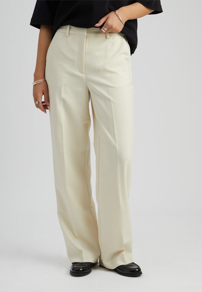 Peppercorn PCGina Straight Pant Pant 0202 Whitecap Creme