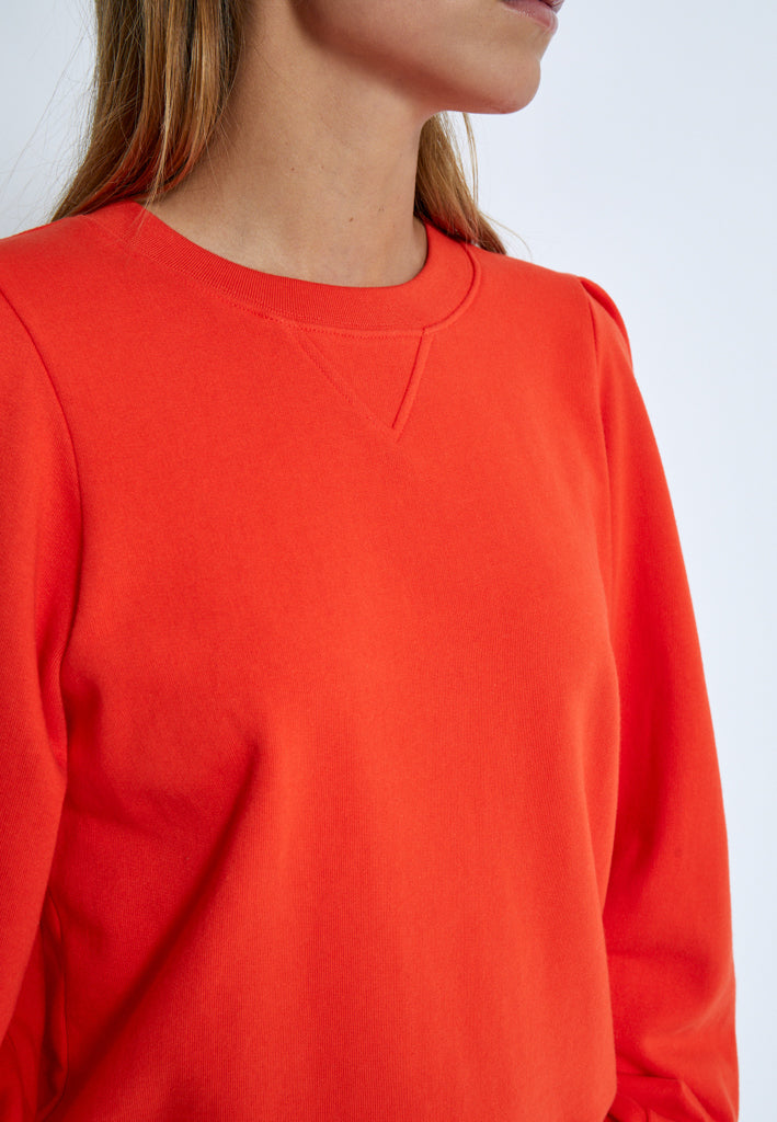 Peppercorn PCGloria GOTS Sweatshirt Sweatshirt 4071 GRENADINE