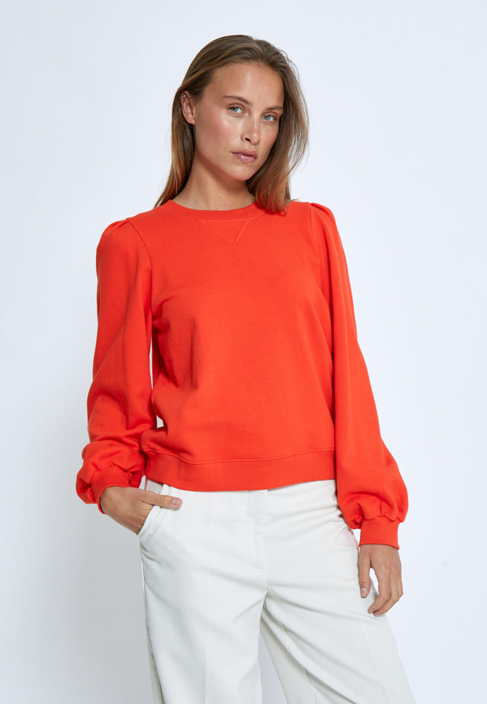 Peppercorn PCGloria GOTS Sweatshirt Sweatshirt 4071 GRENADINE