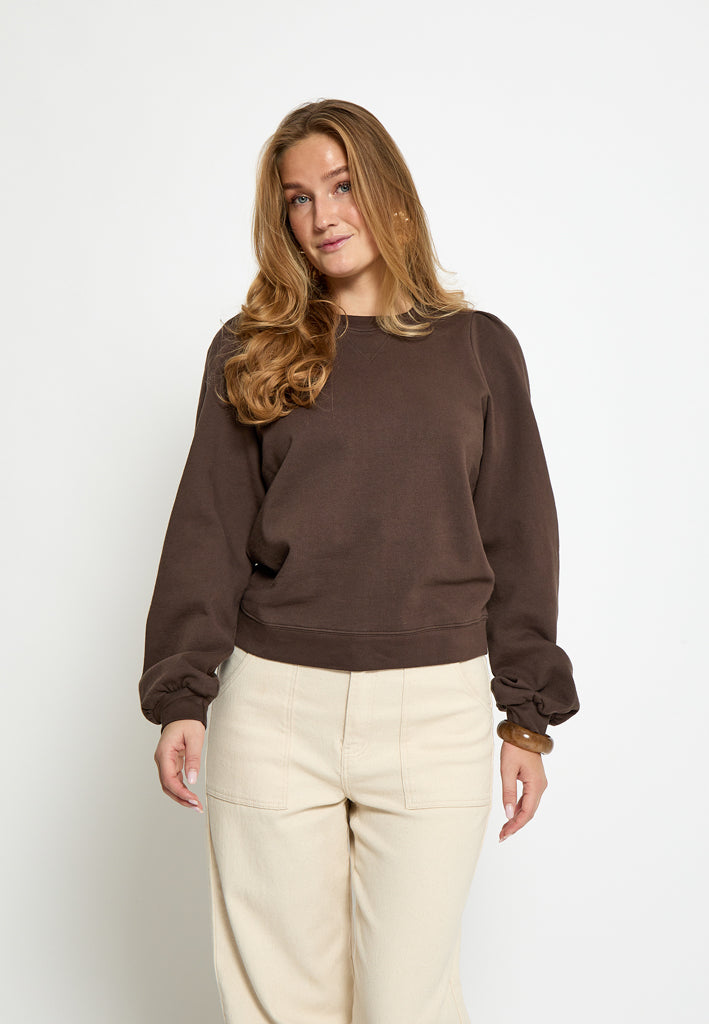 Peppercorn PCGloria GOTS Sweatshirt Sweatshirt 5510 Chocolate Brown