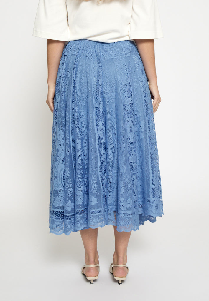 Peppercorn PCGreta Lace Skirt Skirt 2016 CORNFLOWER BLUE