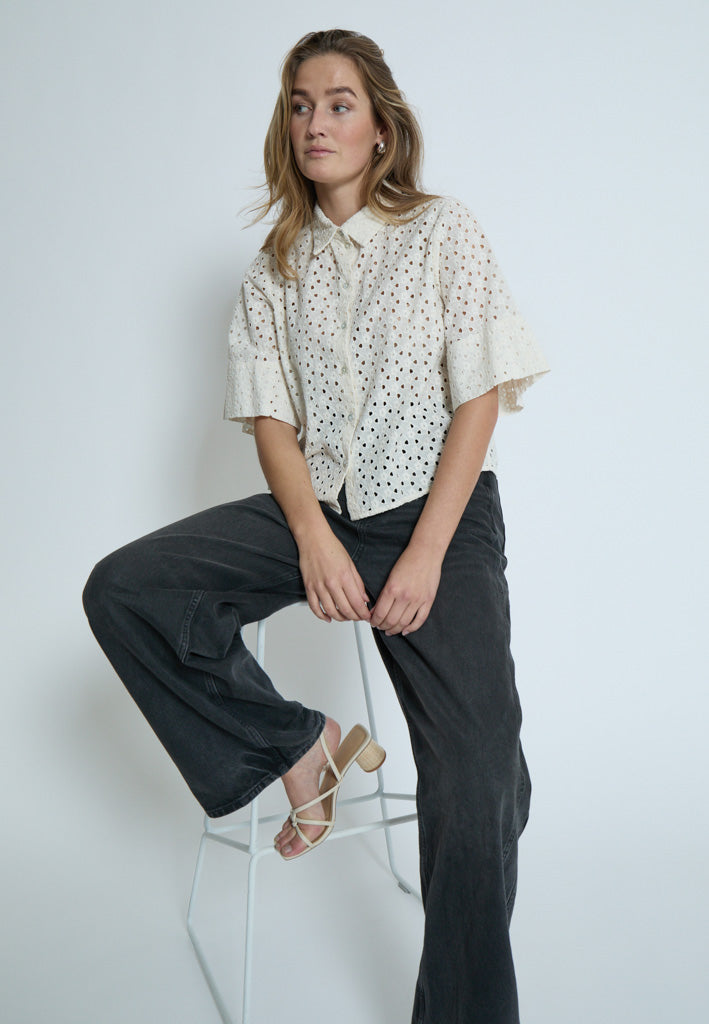 Peppercorn PCHaze Shirt Shirt 0011 Gardenia