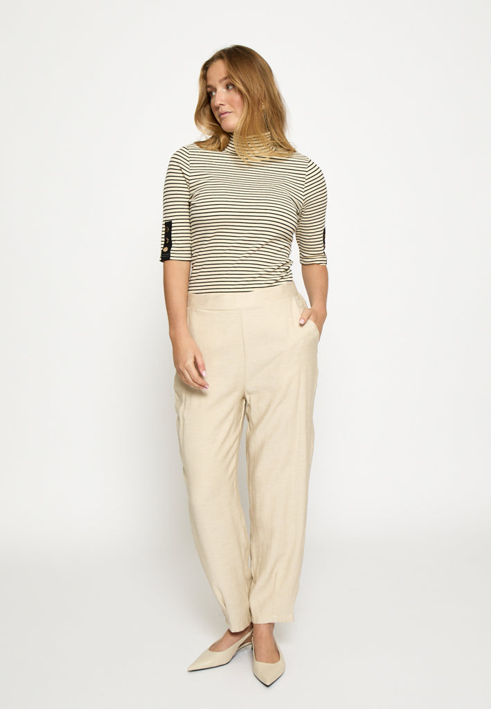 Peppercorn PCHolly Pant Pant 0202M Whitecap Grey mel