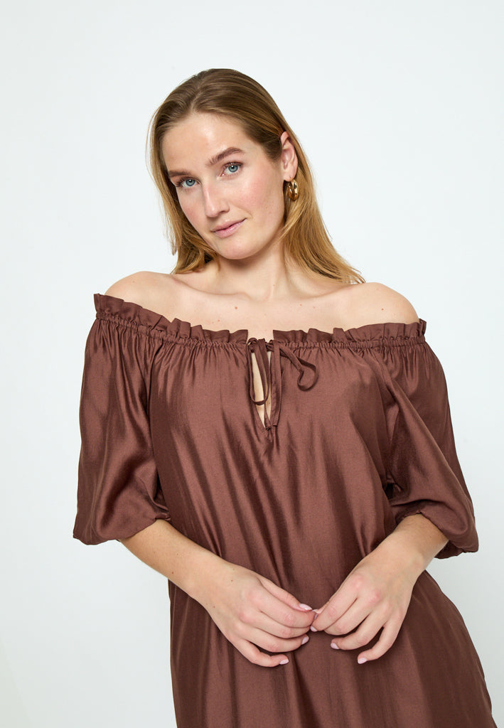 Peppercorn PCIda Dress Dress 4999 Mink Brown