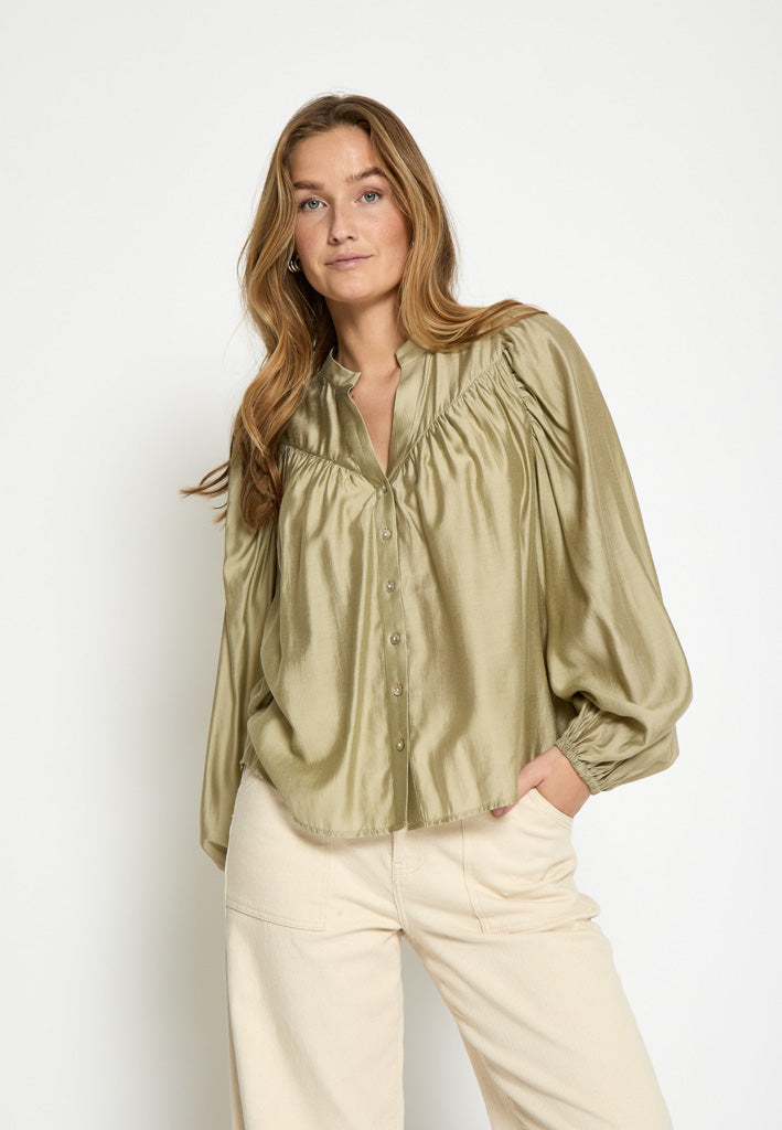Peppercorn PCIda Shirt Shirt 0148 Gray Green