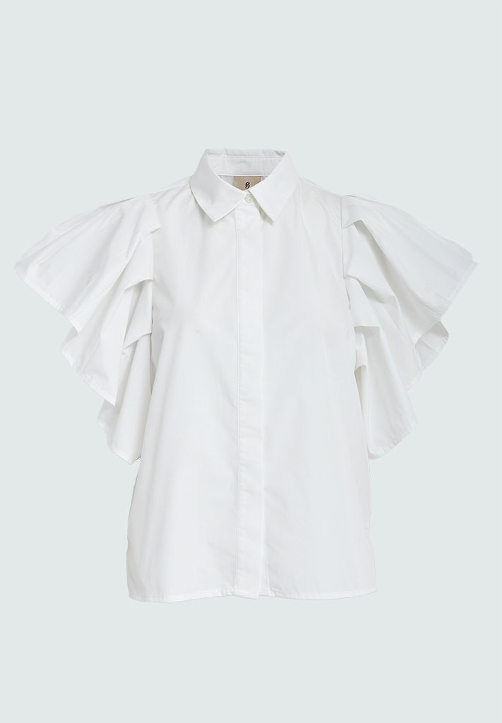 Peppercorn PCIlliona Shirt Shirt 0011 Gardenia