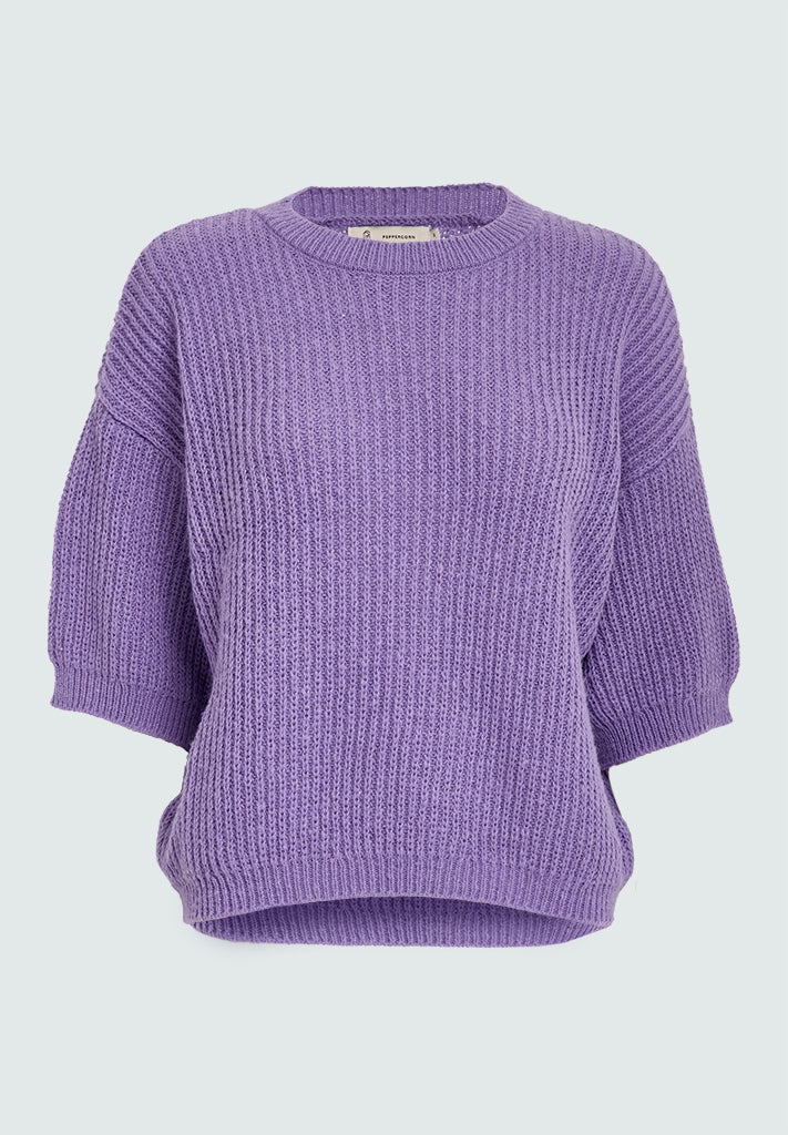 Peppercorn PCIndia Knit Tee Pullover 7225 FAIRY WREN LILAC