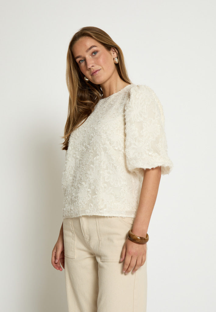 Peppercorn PCIngrid Blouse Blouse 0202 Whitecap Grey