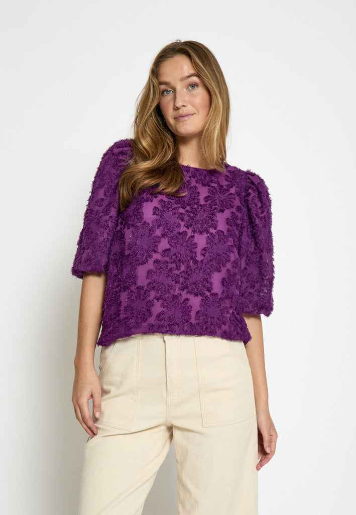 Peppercorn PCIngrid Blouse Blouse 7641 SPARKLING GRAPE