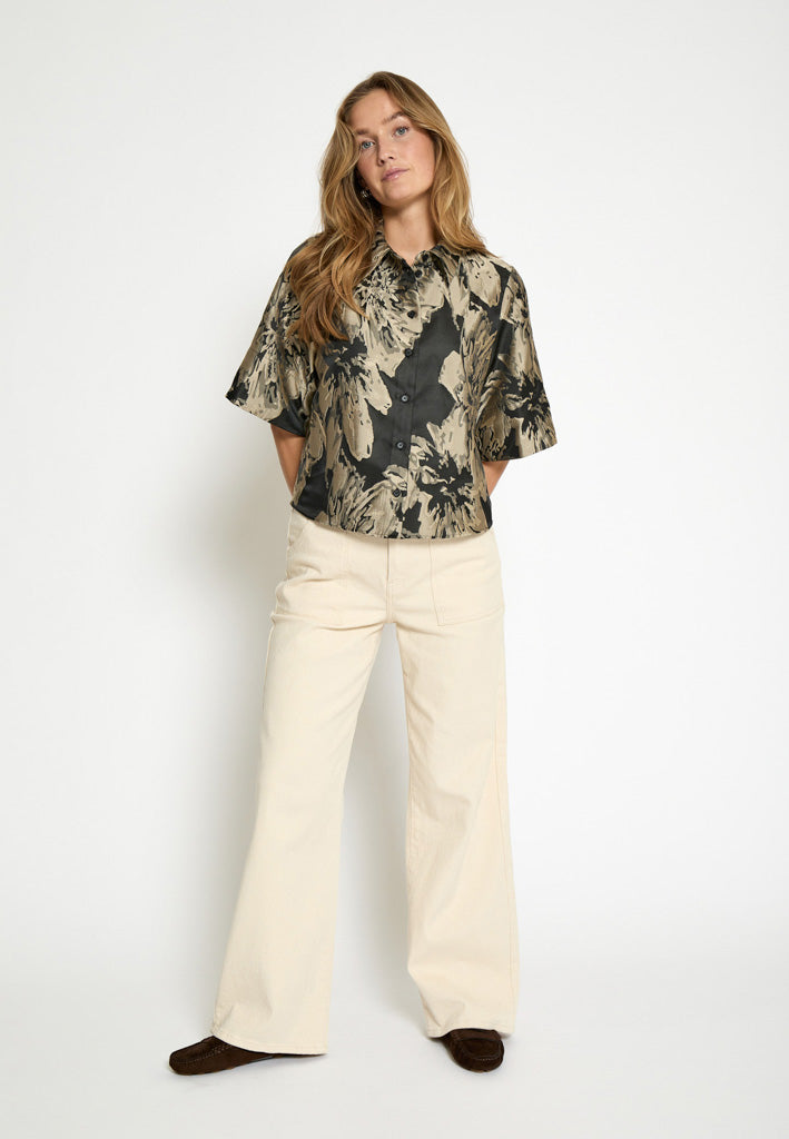 Peppercorn PCIvy Shirt Shirt 9000J Black Jacquard