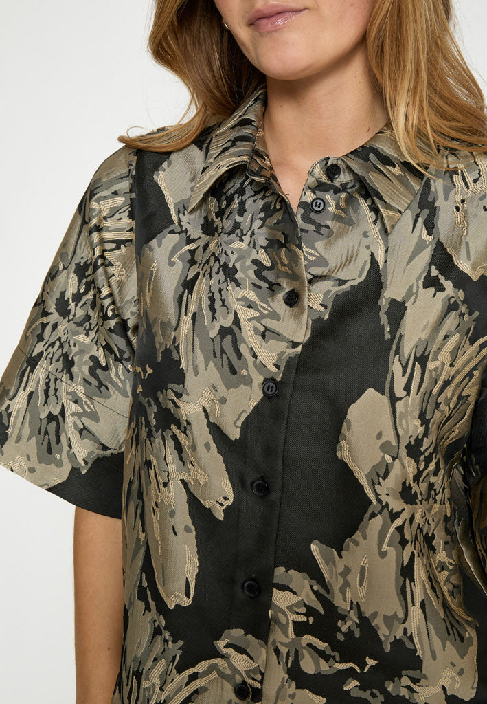 Peppercorn PCIvy Shirt Shirt 9000J Black Jacquard