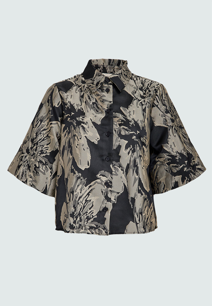 Peppercorn PCIvy Shirt Shirt 9000J Black Jacquard