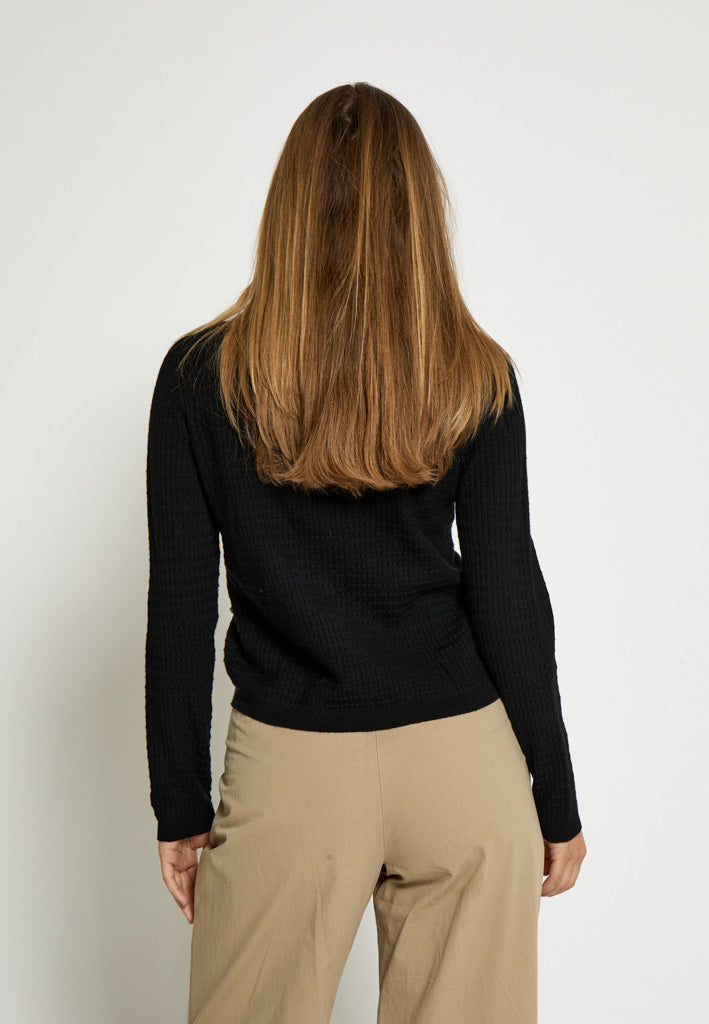 Peppercorn PCJacobe Knit Cardigan Cardigans 9000 Black