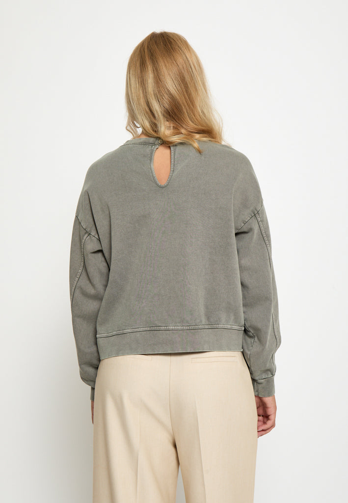 Peppercorn PCJanice Sweatshirt Sweatshirt 3627 Grape Leaf