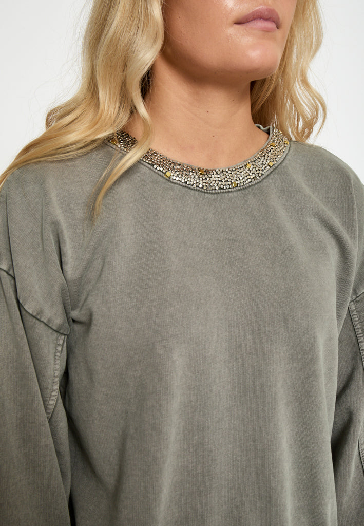 Peppercorn PCJanice Sweatshirt Sweatshirt 3627 Grape Leaf