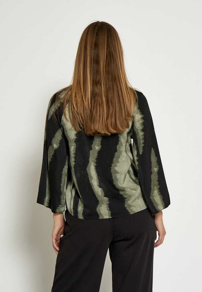 Peppercorn PCJeanne Blouse Blouse 3627P Grape Leaf Print
