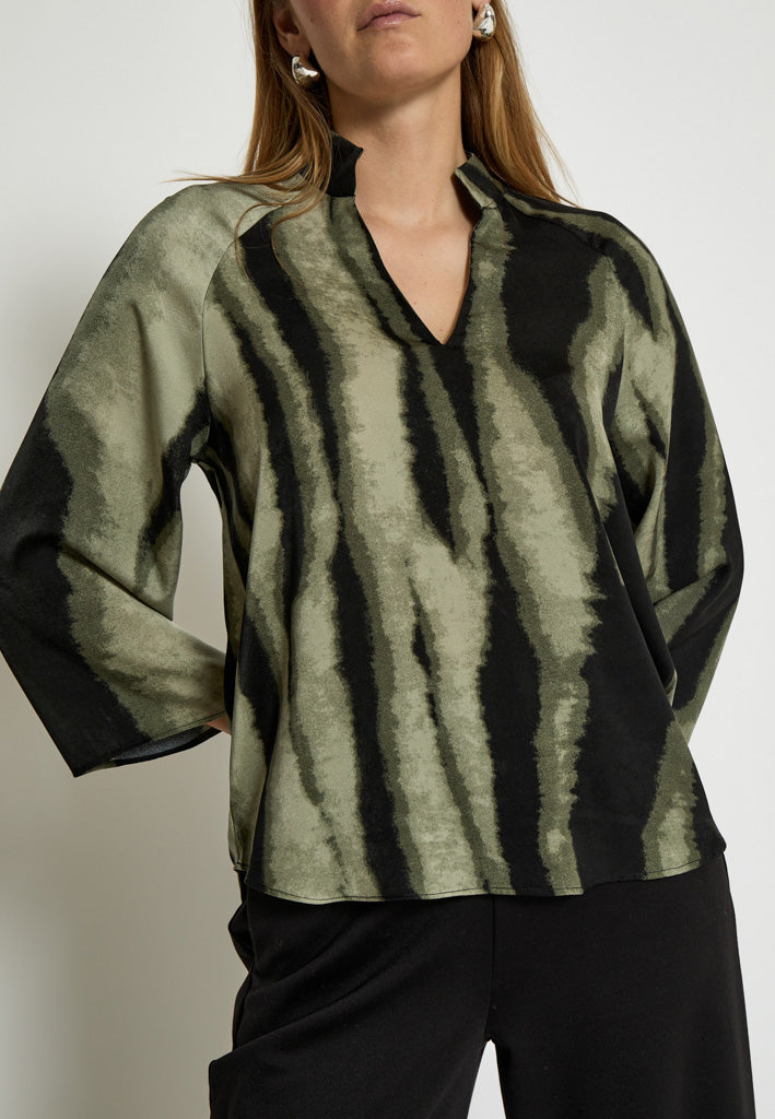 Peppercorn PCJeanne Blouse Blouse 3627P Grape Leaf Print