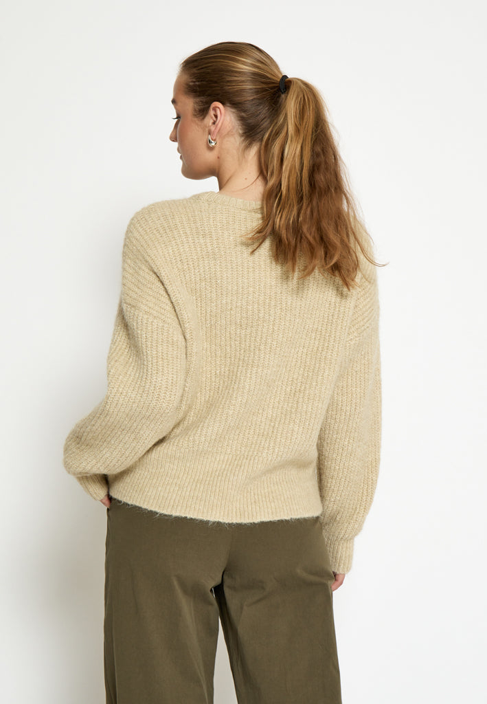Peppercorn PCJessa GRS Knit Pullover Pullover 2206 Fog Sand