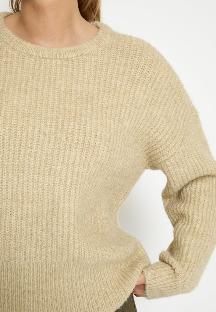 Peppercorn PCJessa GRS Knit Pullover Pullover 2206 Fog Sand