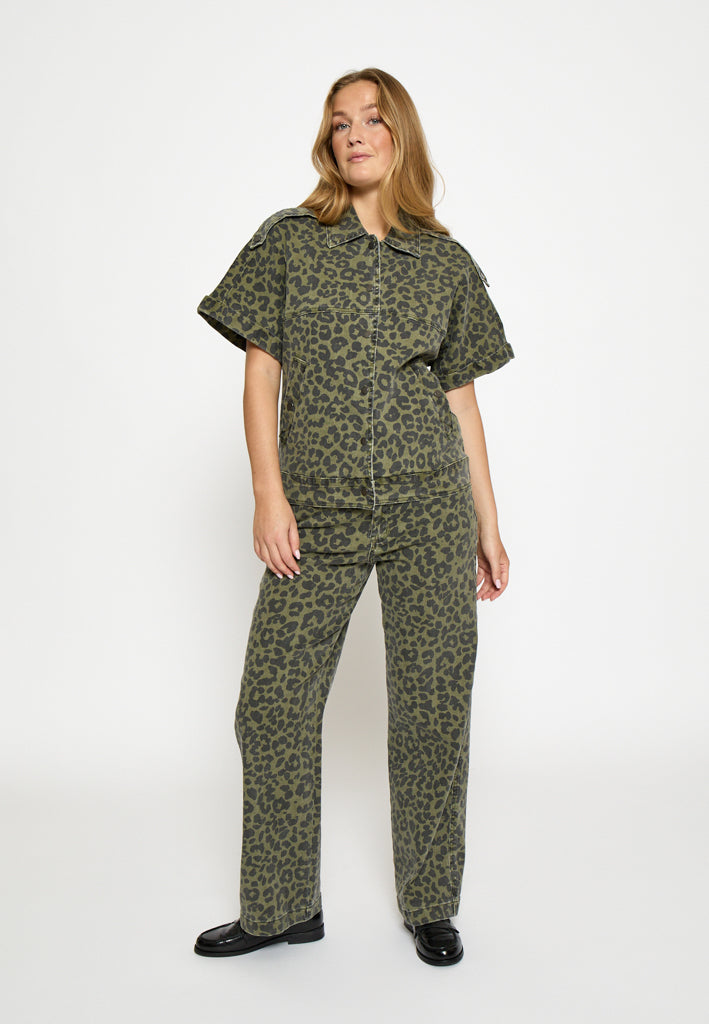 Peppercorn PCJessica Pant Pant 3627P Grape Leaf Print