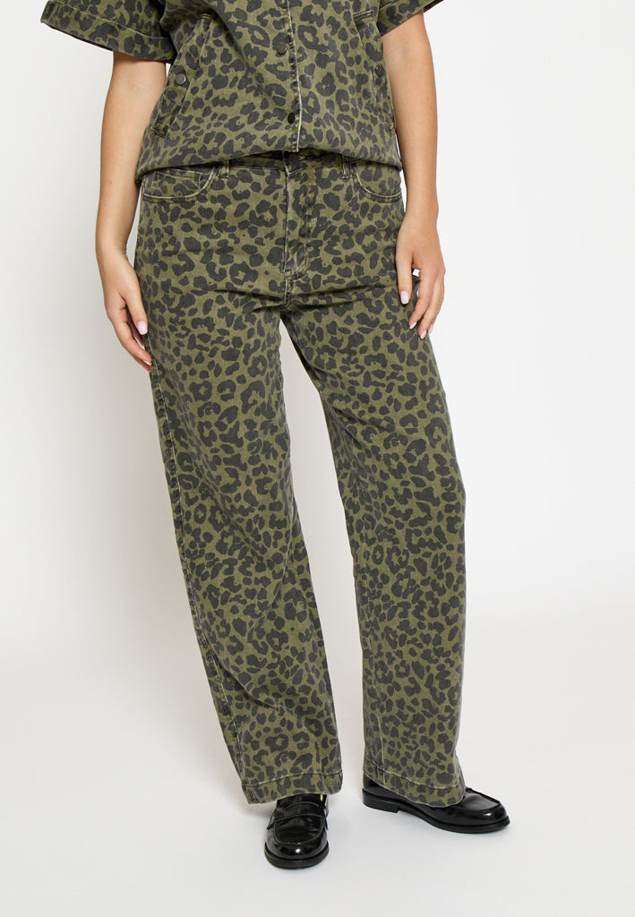 Peppercorn PCJessica Pant Pant 3627P Grape Leaf Print