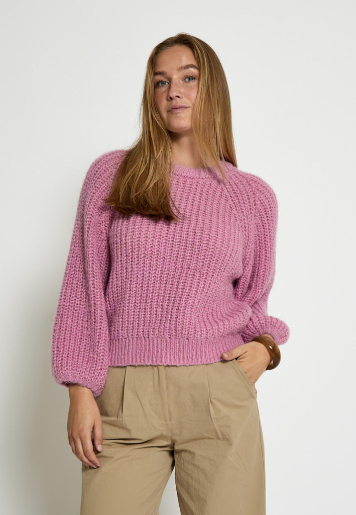 Peppercorn PCJette GRS Knit Pullover Pullover 4630 Moonlite Mauve Pink