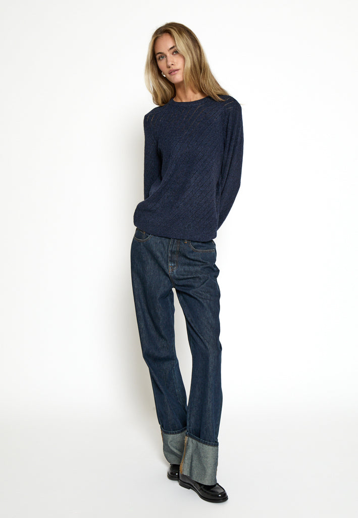 Peppercorn PCJill Knit Pullover Pullover 5270 Black Iris