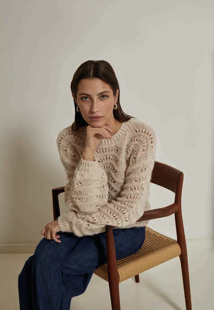Peppercorn PCJody GRS Knit Pullover Pullover 2206 Fog Sand