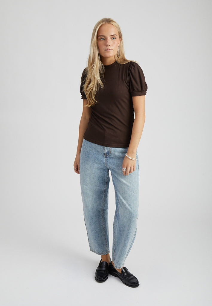 Peppercorn PCJohanna GRS T-shirt T-Shirt 3960 Java Brown